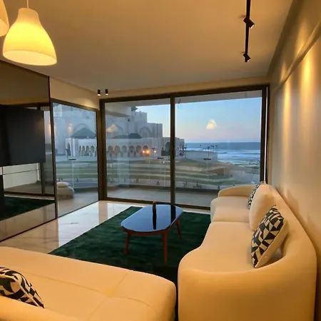 Appartement Sea View-Mosquée Hassan II- By CasaKhemsa  à Casablanca Extérieur photo