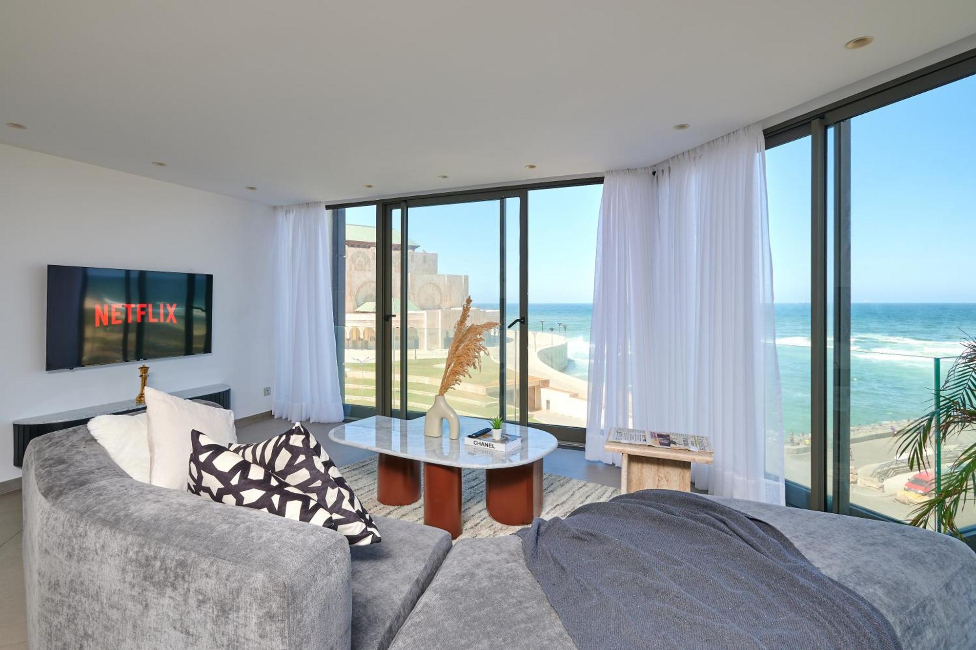 شقة Thecasaedition - Bel Azur - Sea View & Hassan Ii Mosque Residency